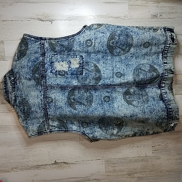 Men's Diamond Stash Denim Vest, XXL - Picture 7 of 13